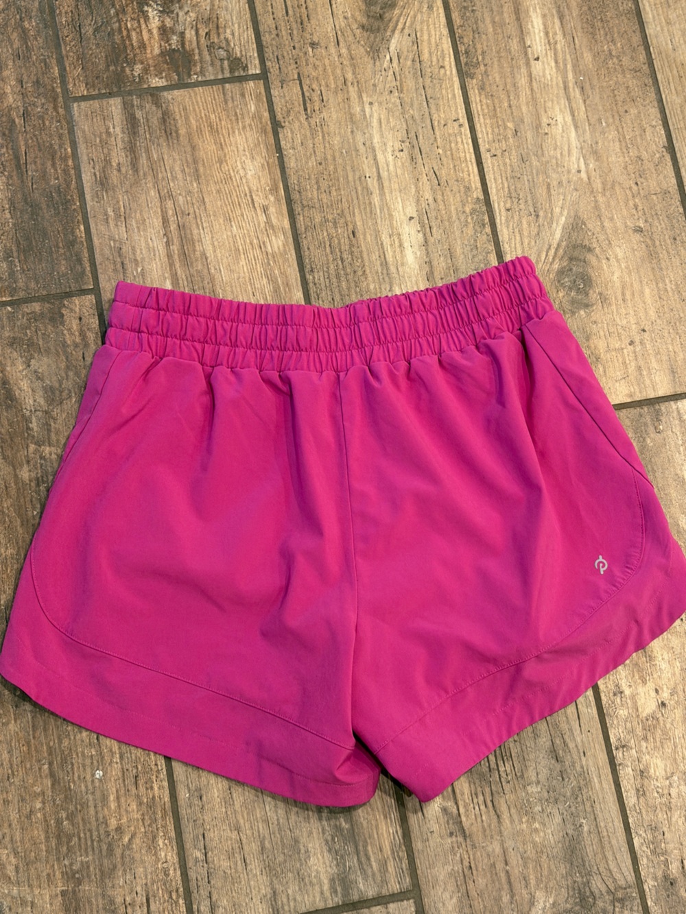 Peloton Hot Pink Women's Peloton 4" Tulip Run Shorts - Picture 3 of 3